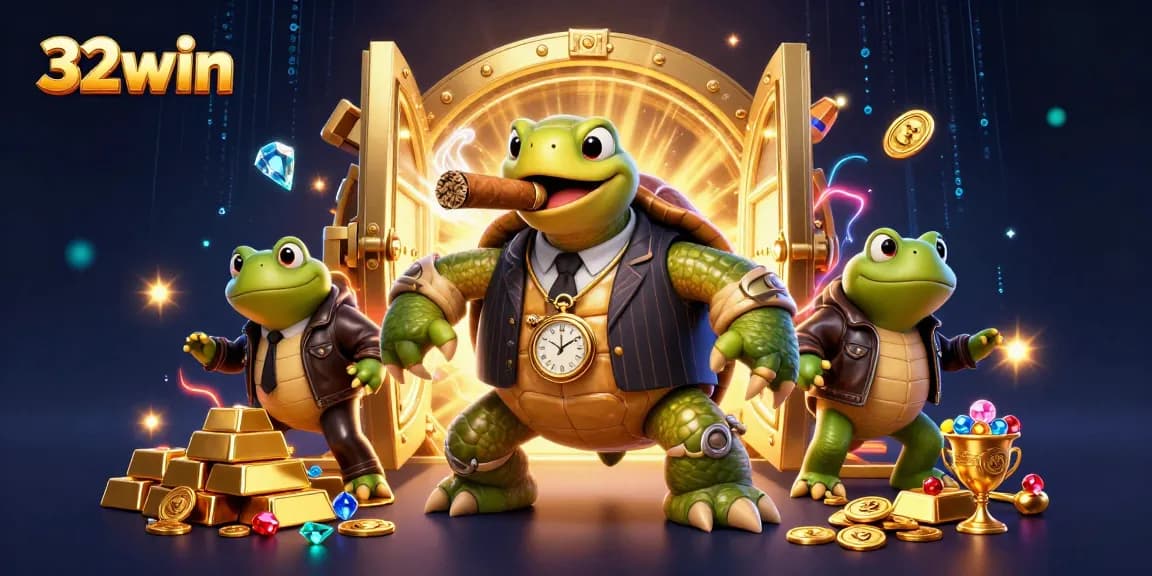 Experience thrilling gameplay at 32win with giant treasures and engaging characters lighting up the casino.