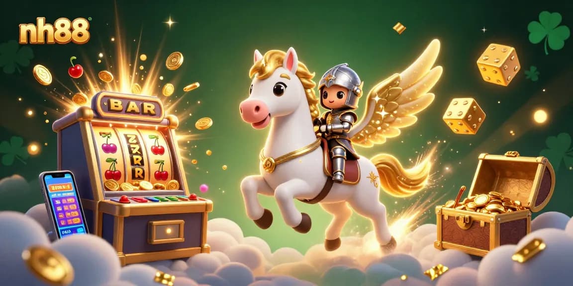 Experience the excitement of nh88 with celestial characters and jackpot elements in a vibrant casino world.