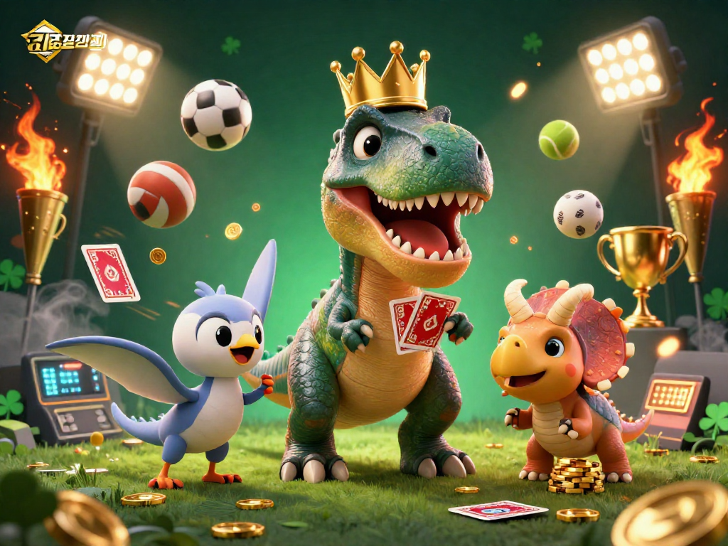 Engage in 김포출장안마 with dynamic characters exchanging cards and stacking chips in a vibrant casino scene