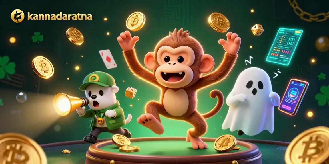 Engage with konnadaratna's thrilling game environment while tracking the poltergeist monkey through the haunted casino.