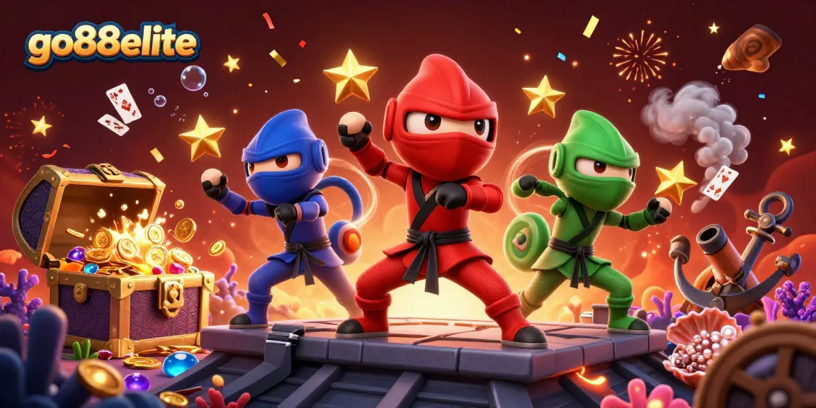 Experience high-stakes gameplay at go88elite with vibrant chameleons and explosive treasures.