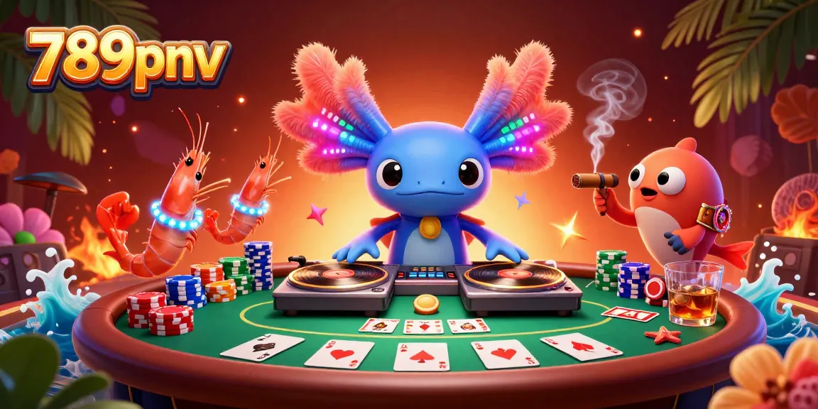 Experience vibrant gaming excitement with 789pnv's dynamic casino elements in a lively underwater scene.