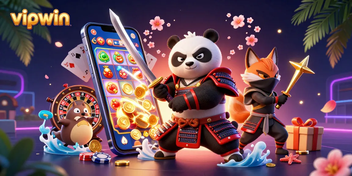Engage with vipwin through vibrant 3D casino characters and dynamic gaming elements.