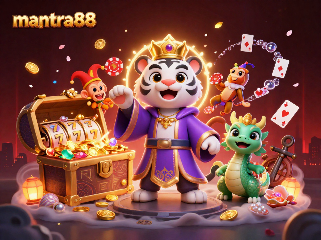 Experience thrilling gameplay at mantra88 with exciting characters and vibrant casino elements.