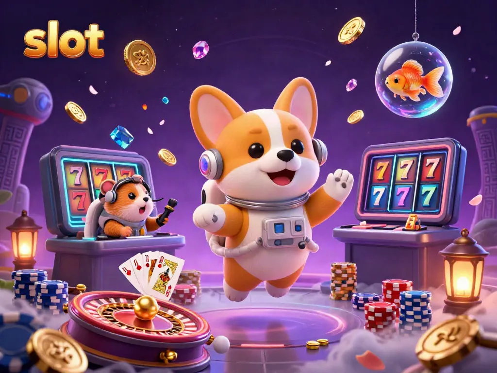 Permainan slot menarik dengan angkasa korgi astronot dan syuting jackpot yang mengasyikkan.