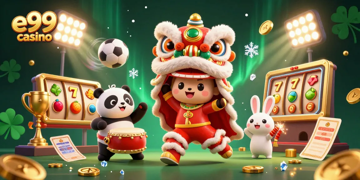 Experience the excitement of e99 casino with dynamic game elements and engaging characters.