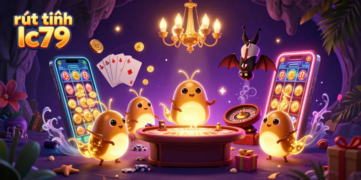 Chi tiết hình ảnh rút tiền lc79 trong casino 3D với các nhân vật hoạt hình và trò chơi phong phú.