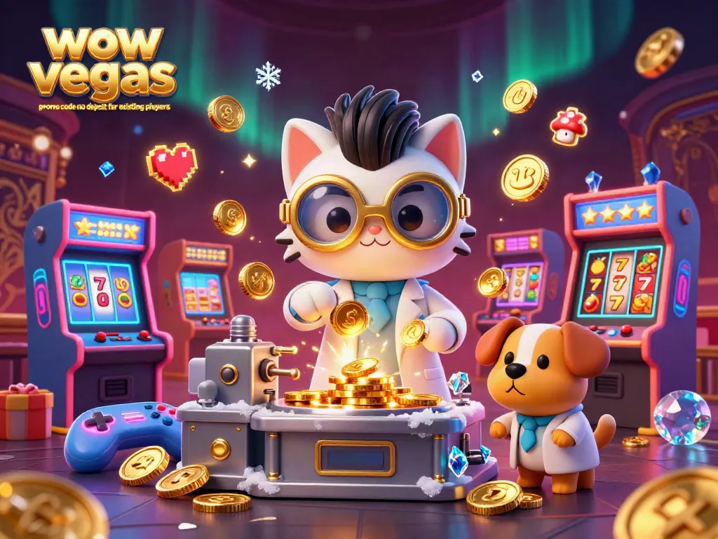 Play with wow vegas promo code no deposit for existing players while enjoying vibrant 3D casino scenes