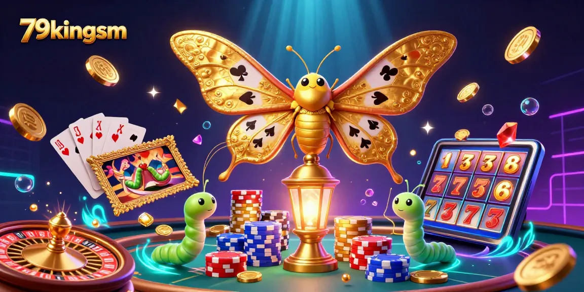 Experience thrilling gameplay with 79kingsm's captivating casino elements in a vibrant, dynamic scene.