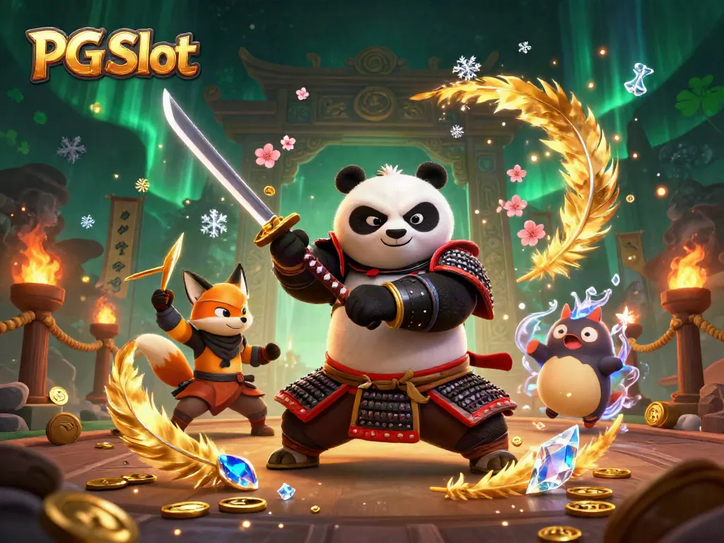 Experience thrilling action in the PG Slot universe with captivating digital gambling imagery.