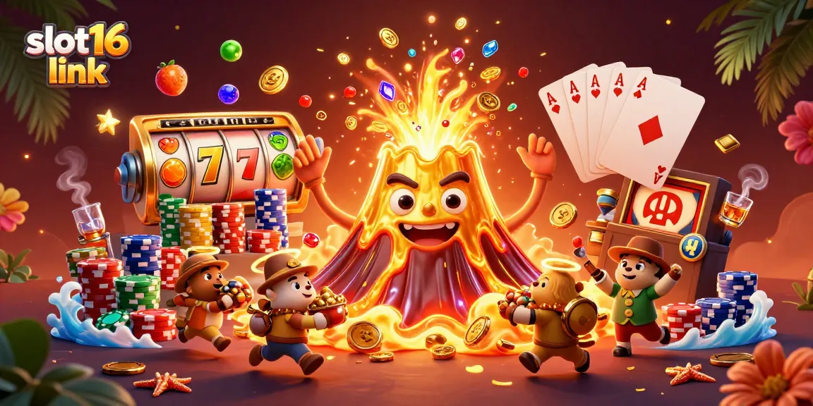 Engage with the thrilling slot16 link experience featuring vibrant 3D gambling elements!