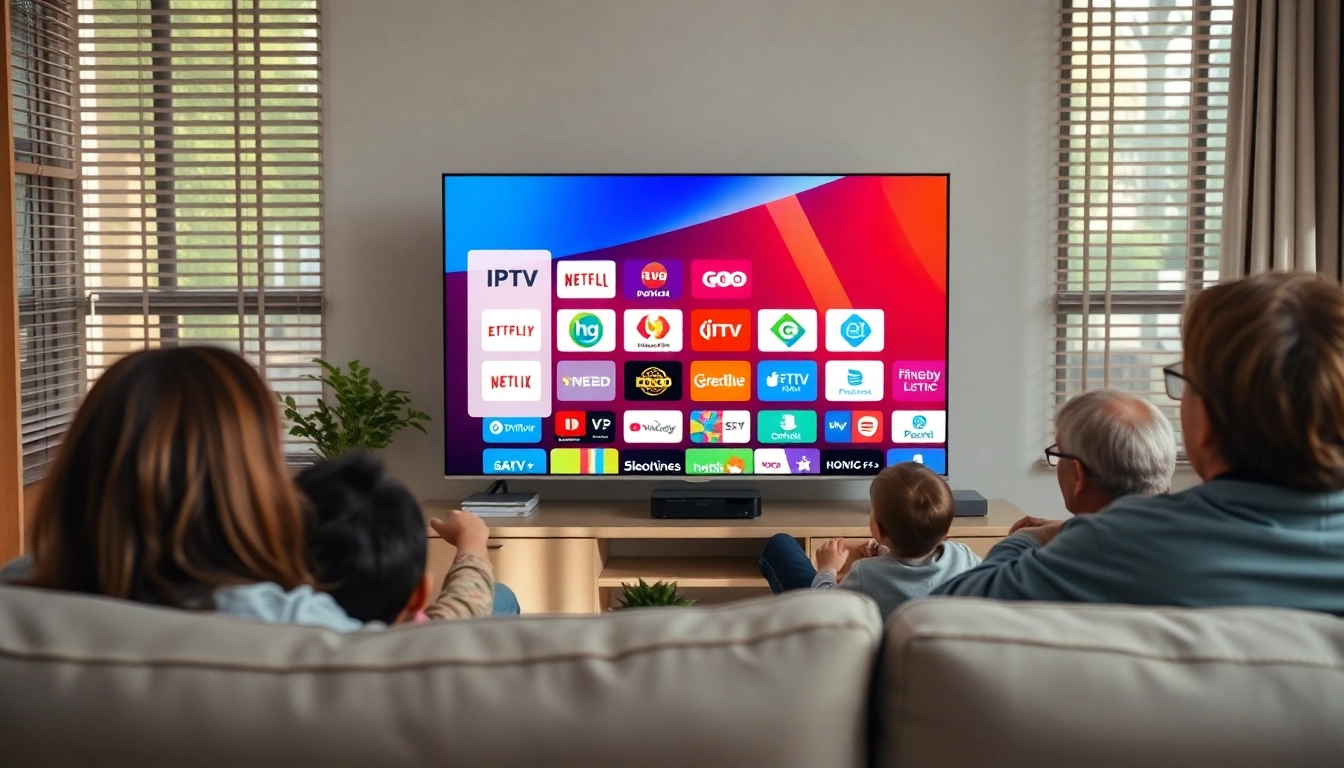 Discover exciting shows with a free iptv trial on a bright television screen.