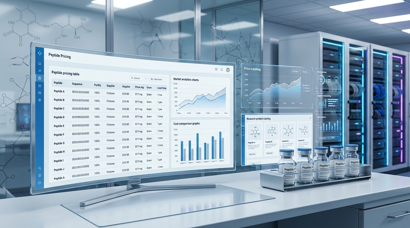 Peptide Price List Comparison for Smarter Research Purchases