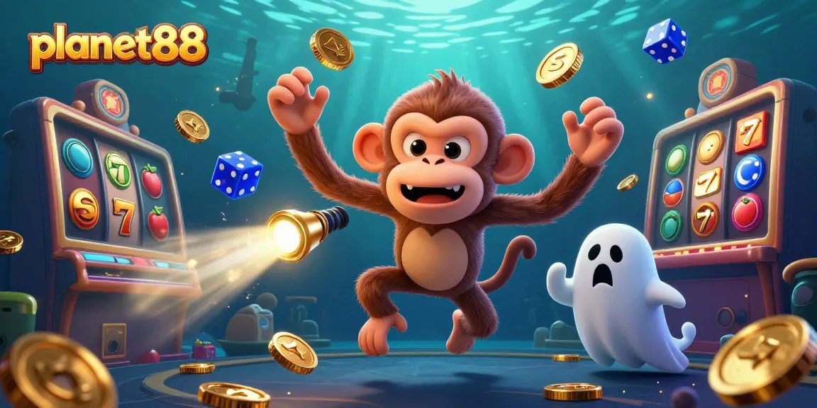 Experience the thrill of winning with planet88's vibrant casino adventure featuring slots and lively characters.