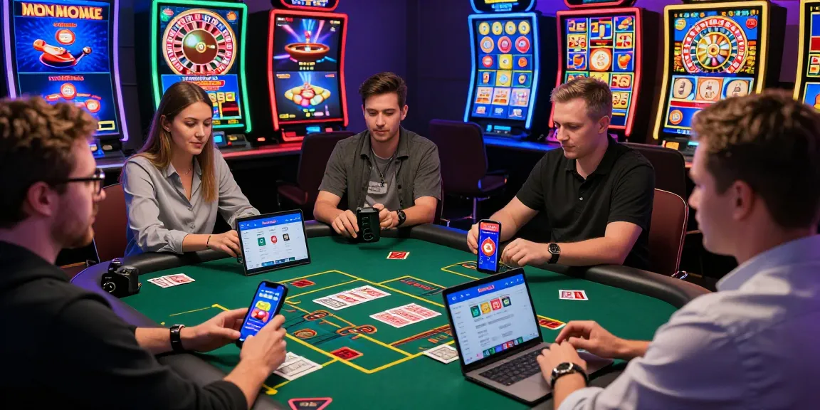 Exciting live gaming experience at GemBet Casino with diverse players engaging in thrilling online activities.