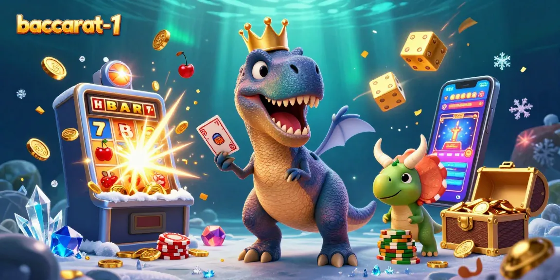 Engaging scene with baccarat-1 characters enjoying casino thrills, showcasing vibrant graphics and dynamic action.