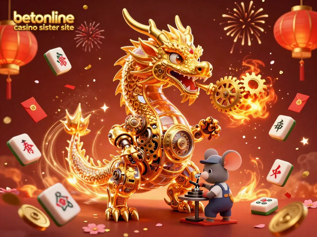 Experience the vibrant world of casino gaming with our betonline casino sister site illustration showcasing 3D fantasy elements.