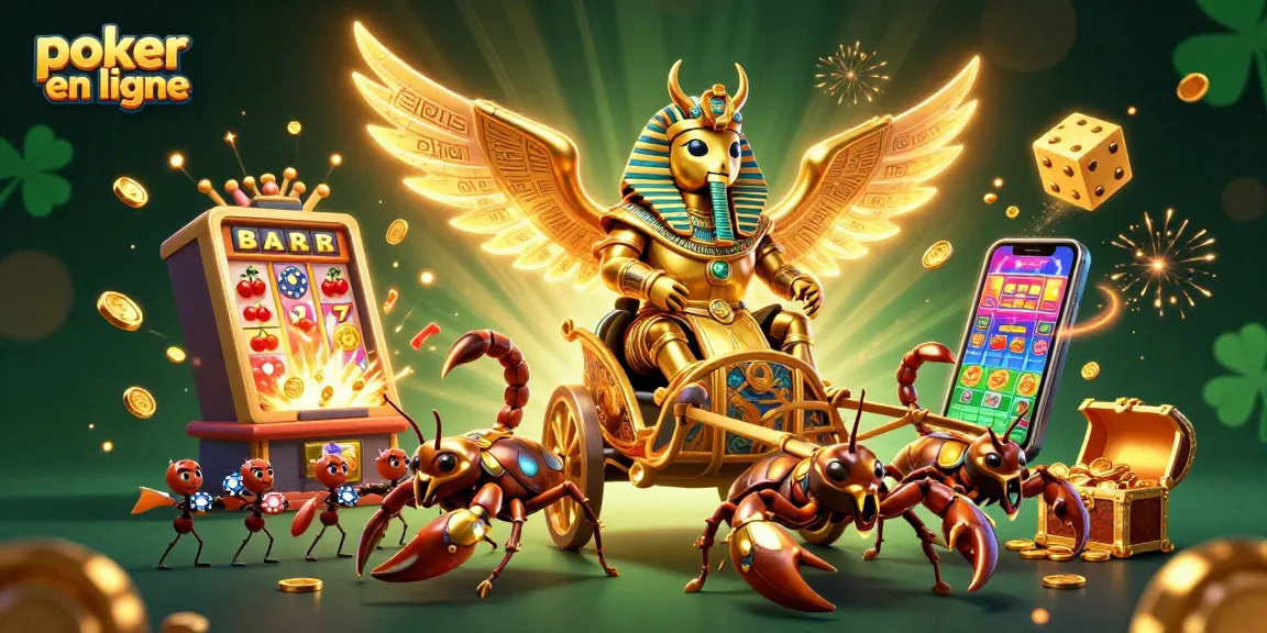 Jouer au poker en ligne avec des personnages fantastiques et des éléments de jackpot.