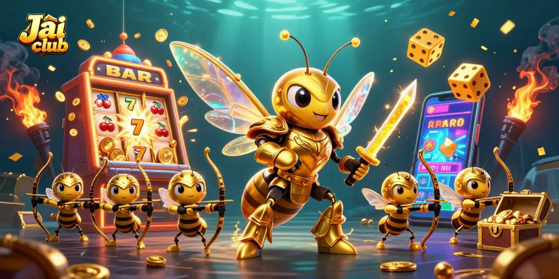 Engage with the Jai club gaming scene featuring thrilling slot machines and dynamic characters.