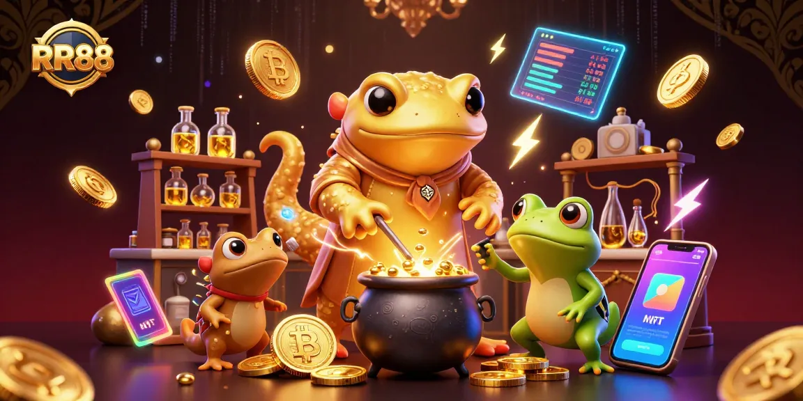 Play and win at the RR88 online casino featuring unique characters and vibrant game elements.