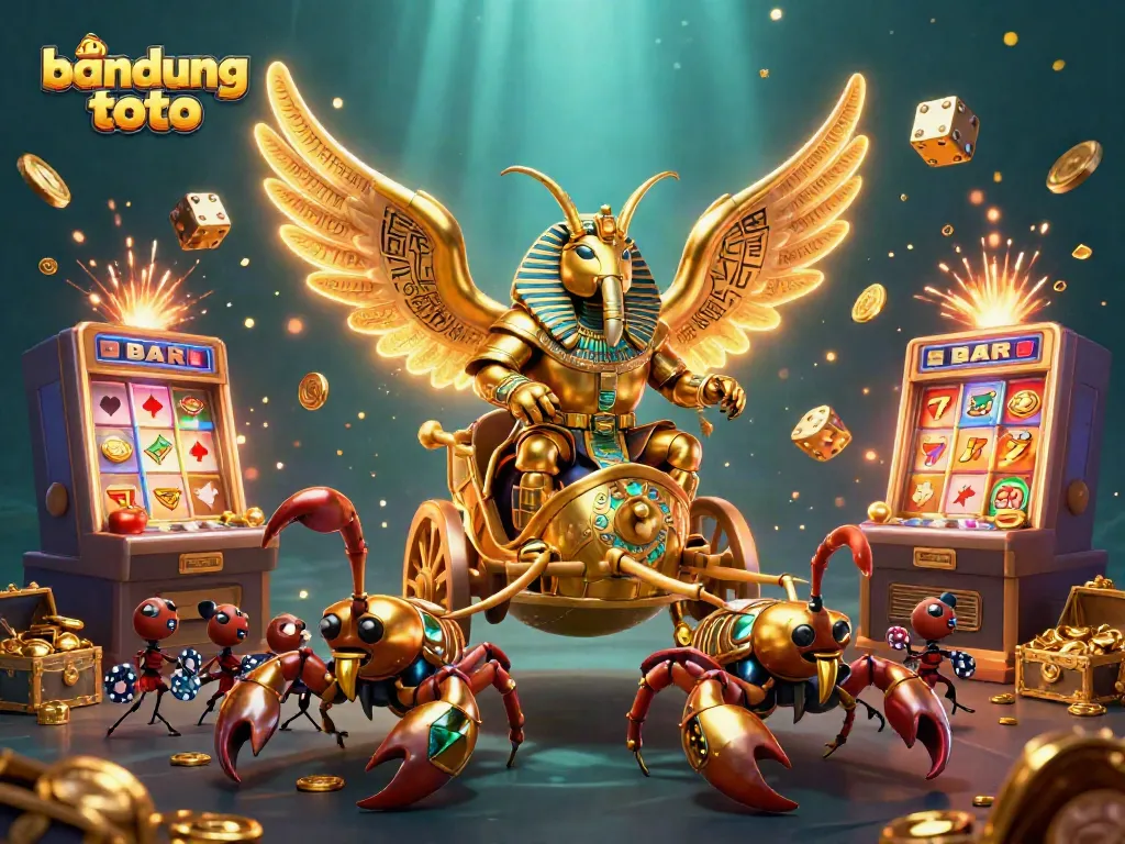Engage with bandung toto exciting online gaming experience featuring a vibrant digital casino illustration.