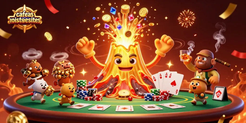 Engage with cafecasinosistersites where a majestic volcano erupts treasure as playful animals escape with winnings.