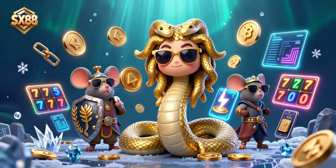 SX88 offers dynamic gaming with vibrant characters, crypto elements, and thrilling slots.