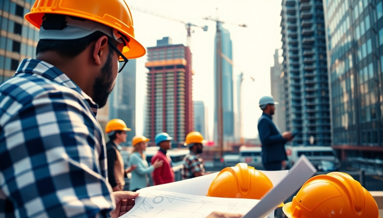 Construction manager leading a project in New York City Construction Manager role.