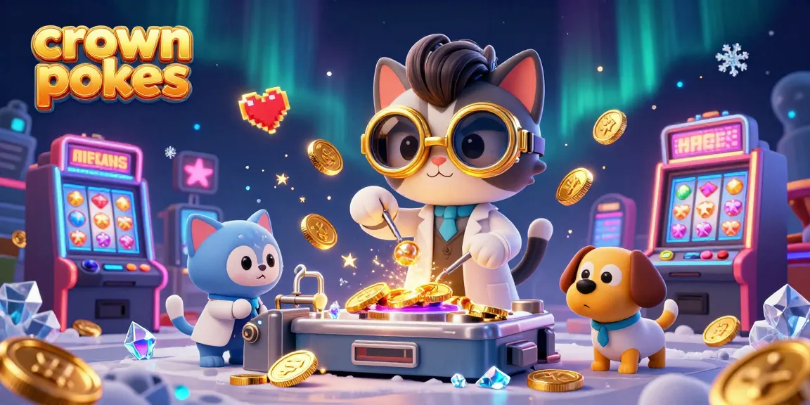 Spin and win with crown pokies in a vibrant, thrilling casino atmosphere crafted in 3D.