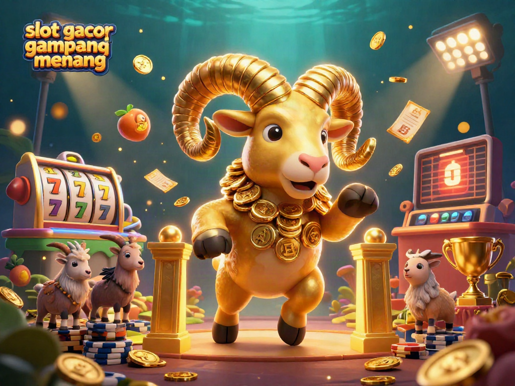 Experience thrilling wins with slot gacor gampang menang in this dynamic casino illustration.