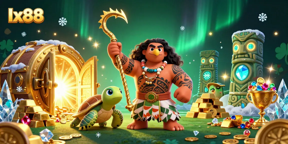 Experience exciting gameplay at lx88 with vibrant treasures and characters in an engaging casino scene.