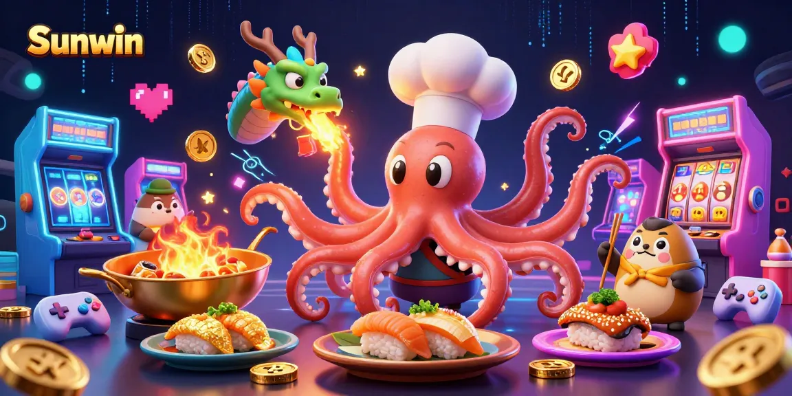Experience Sunwin's thrilling gaming world with vibrant characters and dynamic scenery.