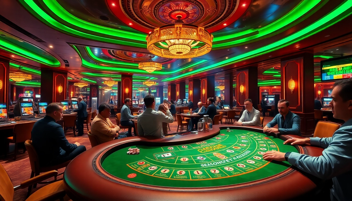 Speel spannende spellen bij pistolo casino 1 met kleurrijke, dynamische gaming omgeving.