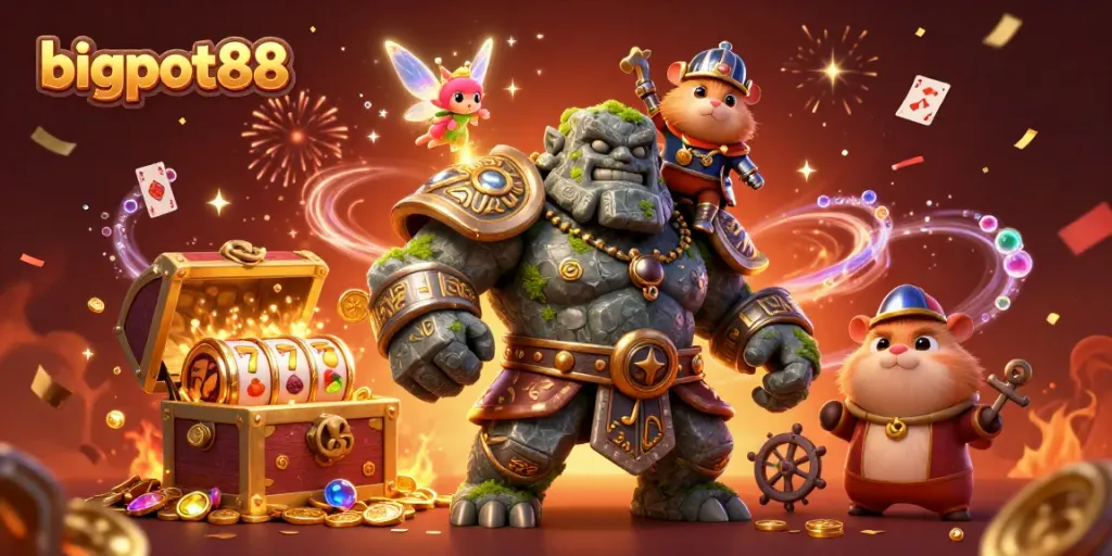 bigpot88 memberikan permainan slot yang menarik dengan golem dan teman ajaibnya.