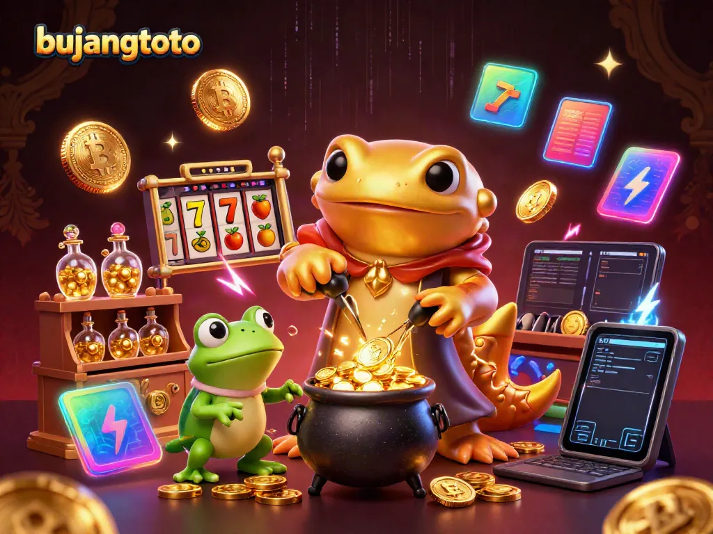 Experience a thrilling win with bujangtoto as the golden salamander transforms metals into coins.