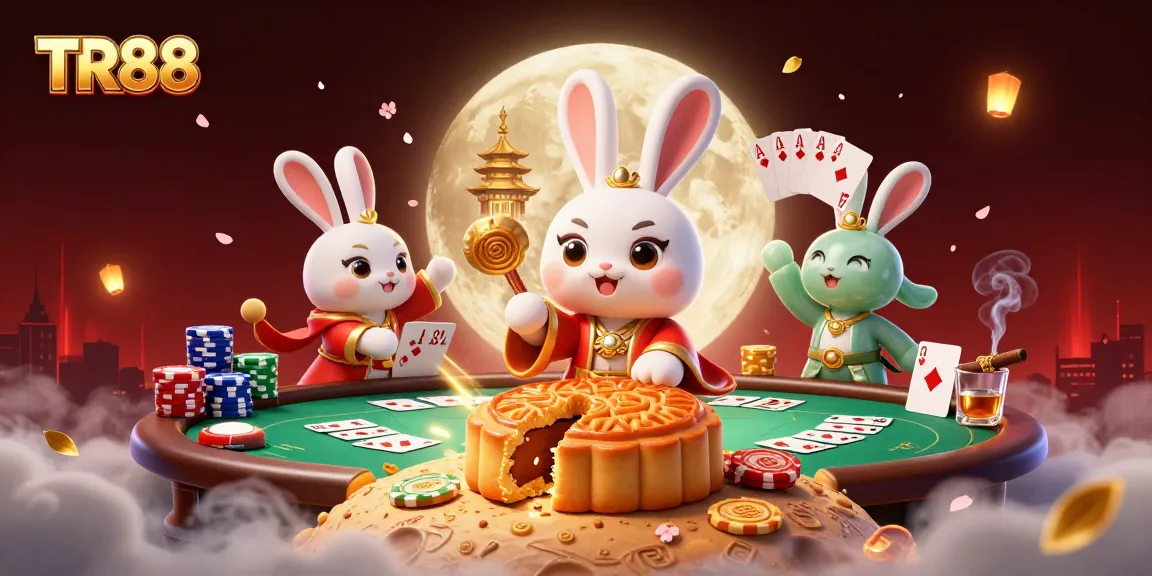 Experience the excitement of TR88 with a vibrant and detailed scene featuring casino elements and folklore.