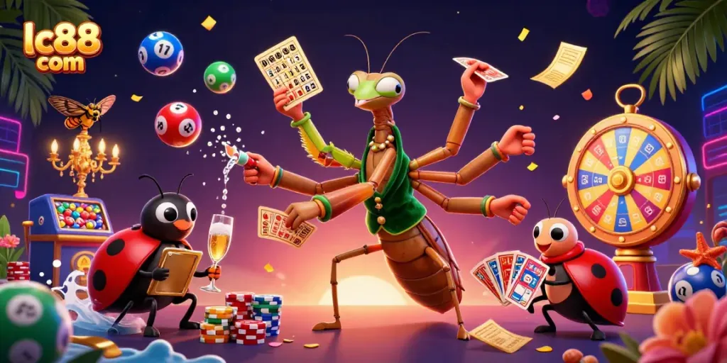 Engage with exciting games and moments at lc88 com, showcasing a vibrant casino atmosphere.