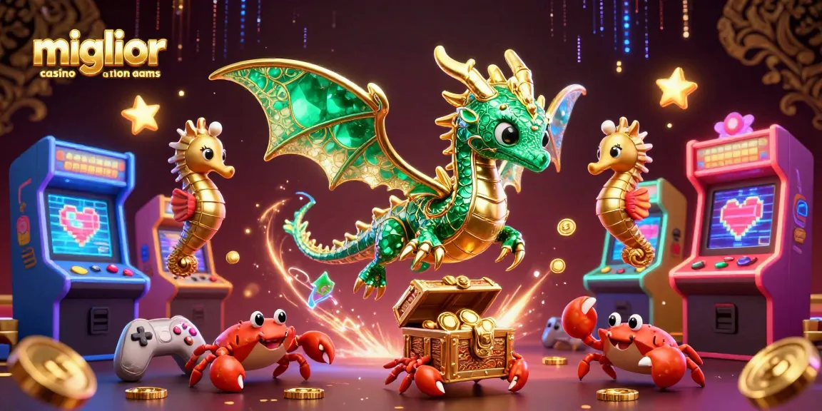 Gioca nei migliori casino online non aams con un drago marino incantevole e tesori scintillanti.