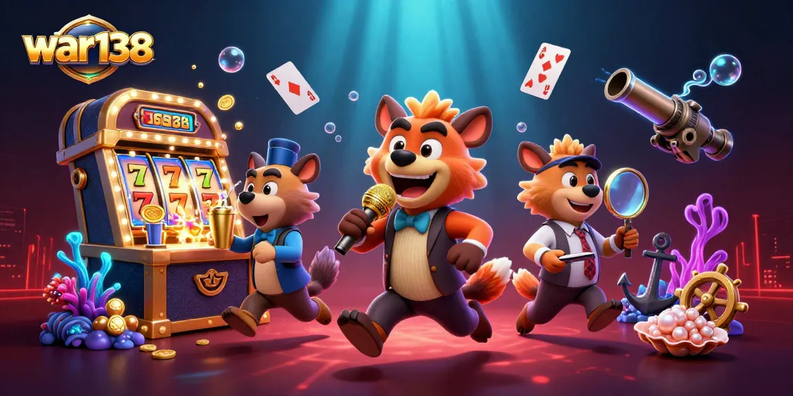 Experience the thrill of gambling at war138 with exciting slot games and hyena characters.