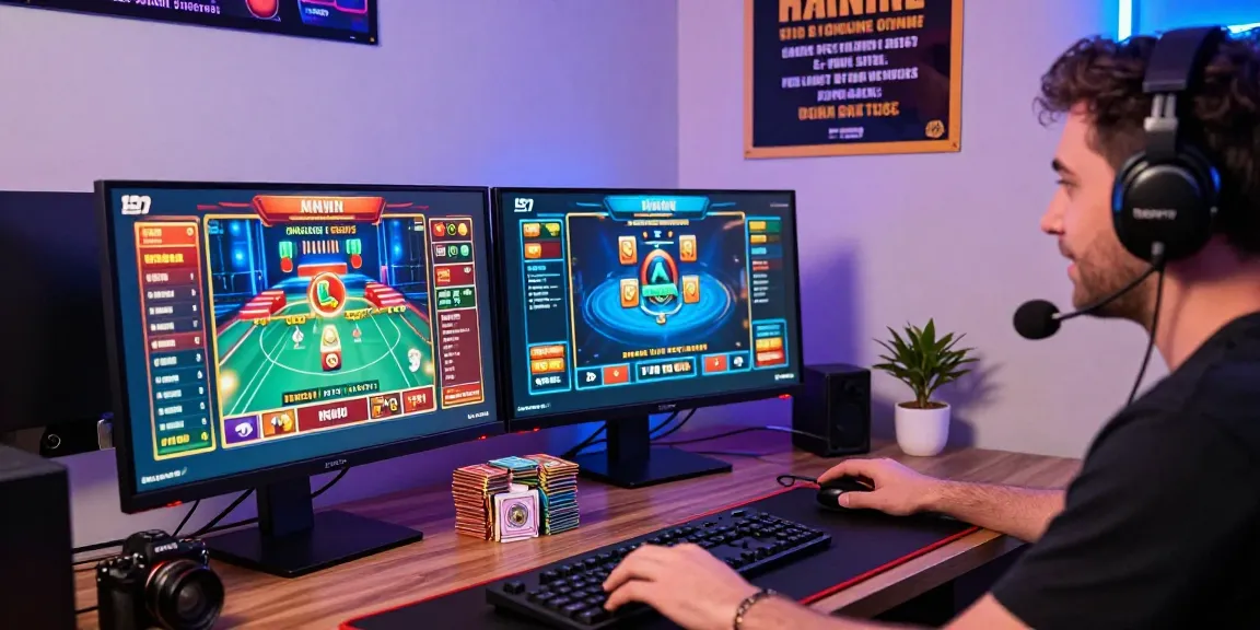 M98 ล๊อตเว็บตรง 2026 player engaging in exciting live casino game at a well-equipped gaming setup.