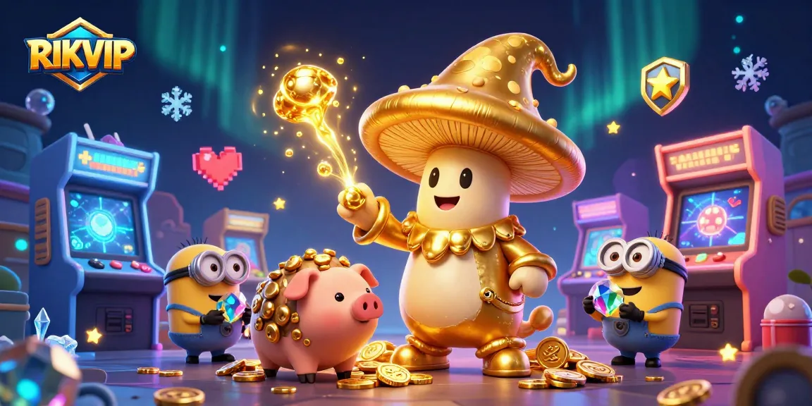Experience RIKVIP's magical gaming world, where treasure and action come alive!