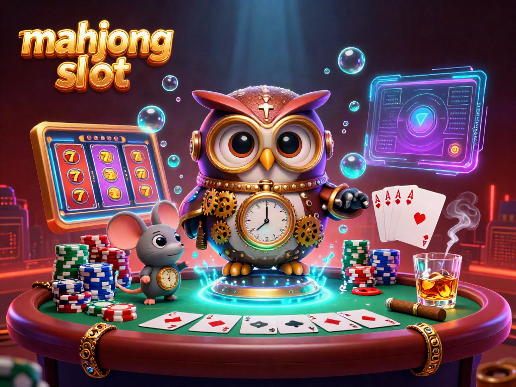 Engage in the dynamic mahjong slot scene with vibrant visuals, lucky symbols, and thrilling casino elements.