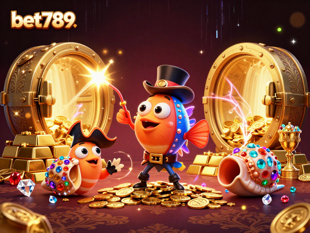 Experience thrilling wins with bet789 in a vibrant 3D underwater casino adventure rich with treasures.