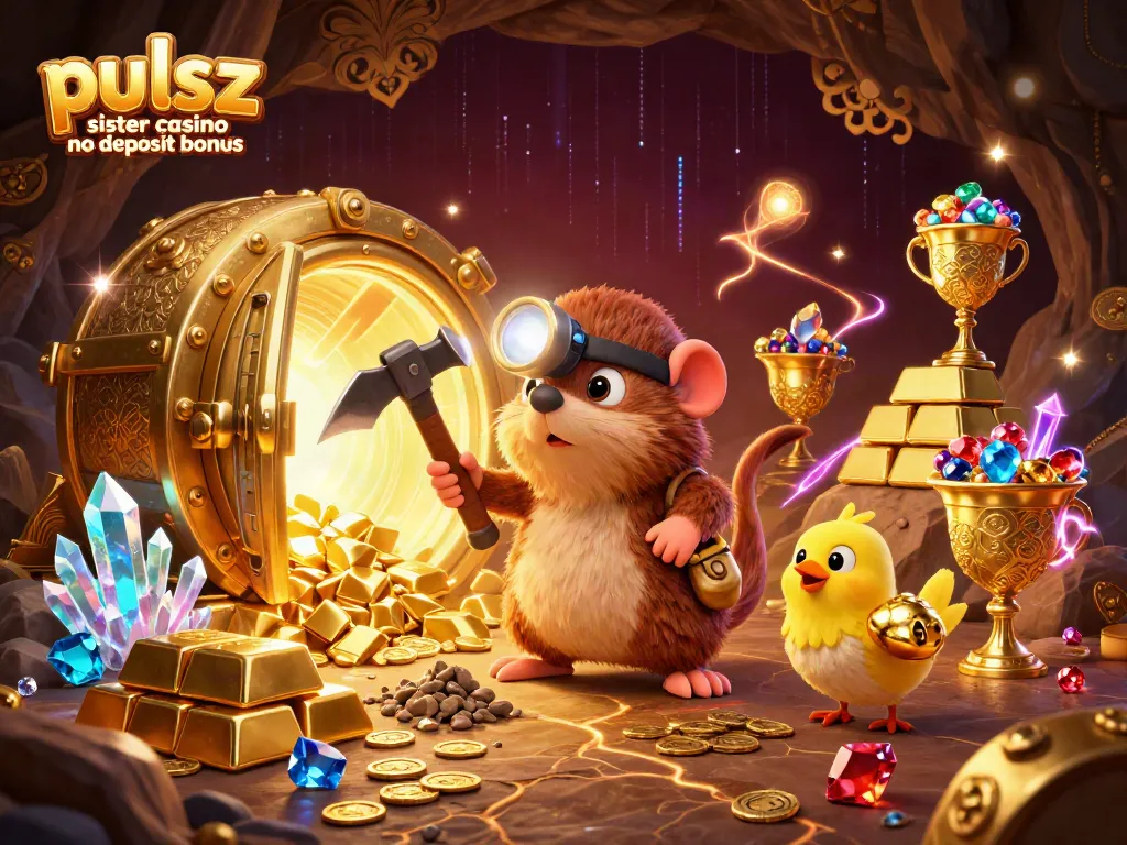 Engage with the pulsz sister casino no deposit bonus as treasure hunters explore vast wealth in a vibrant 3D scene.