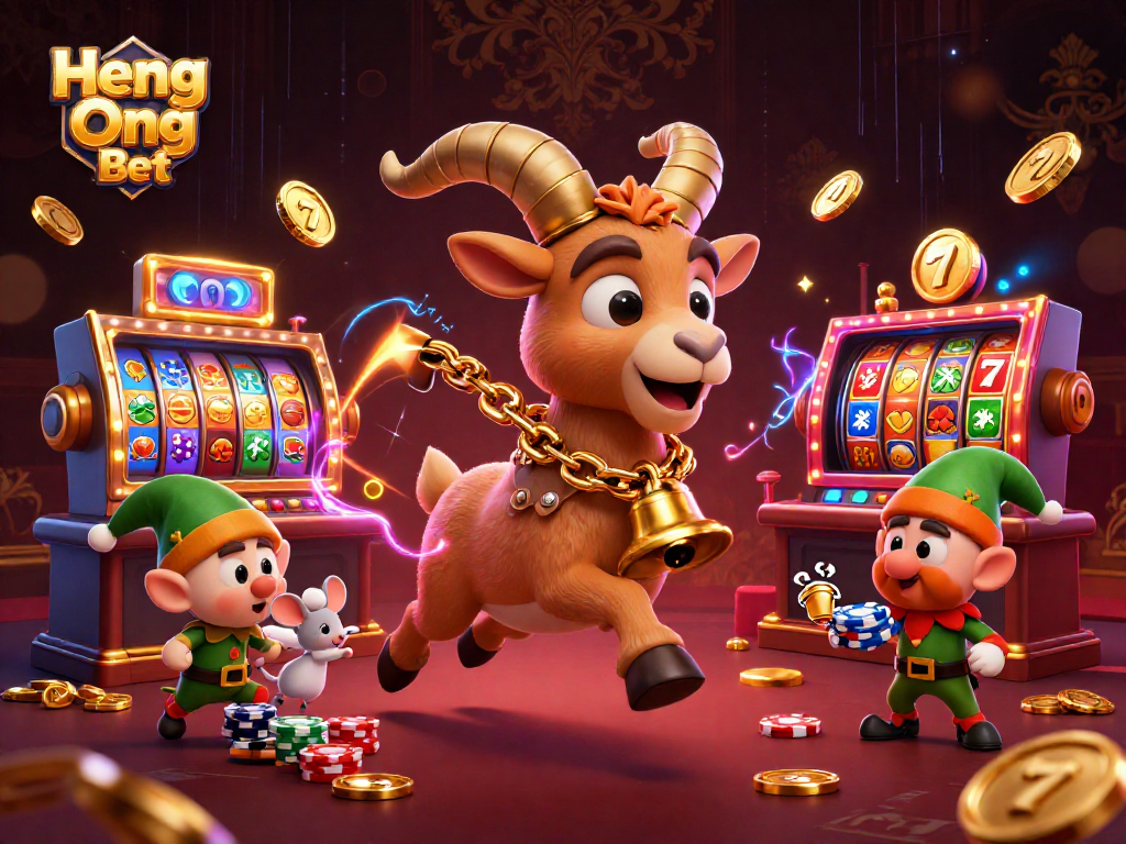 Join the festive fun at Heng Ong Bet casino, where Krampus and friends create holiday excitement!