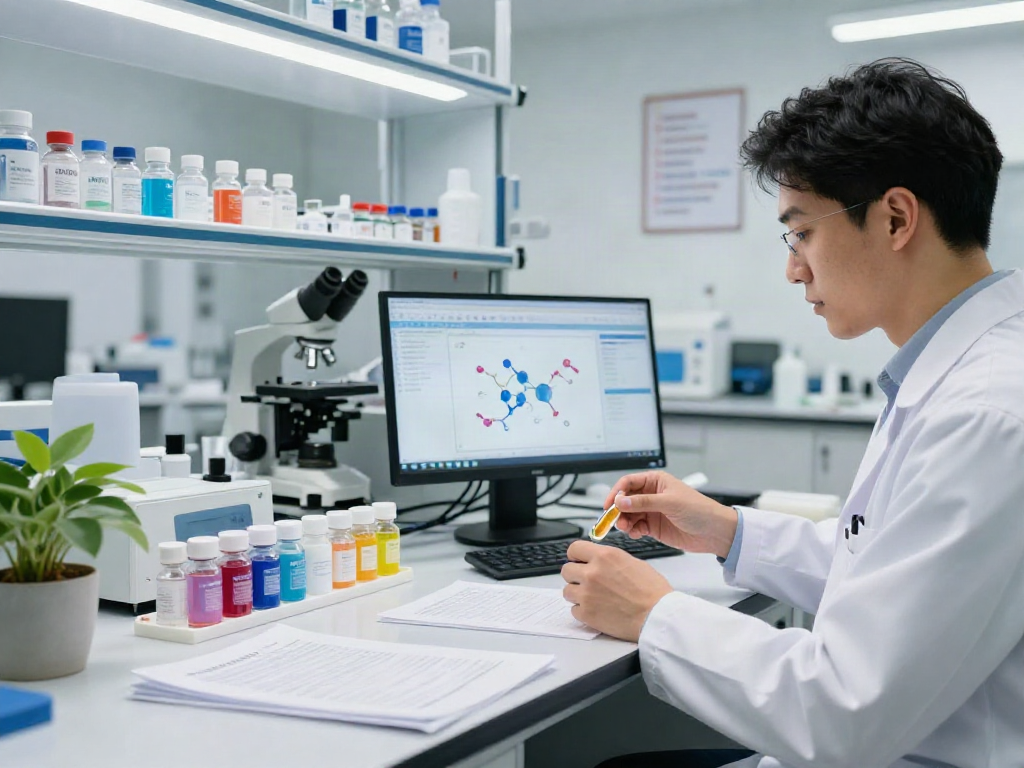 Peptide research at NOX Peptides showcasing advanced lab techniques and health benefits.