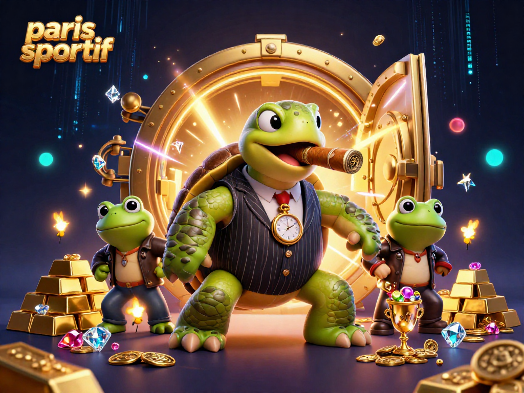 Pariez sur paris sportif avec un crocodile et des grenouilles dans un casino animé.