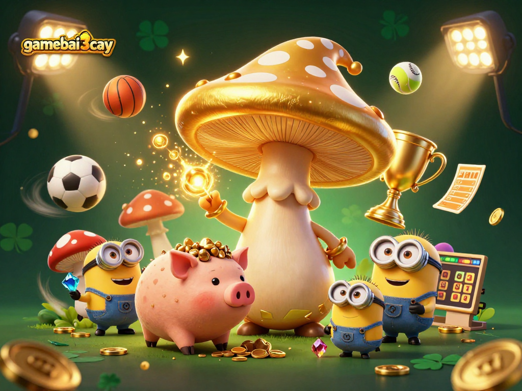 Win big at gamebai3cay with magical treasures, vibrant sports elements, and dazzling casino energy.